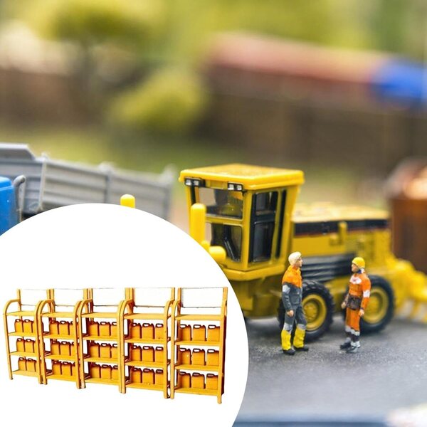 Miniaturhalterung für Ölfässer 1:64 – Set mit 5 realistischen Teilen aus Polypropylen