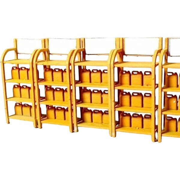 Miniaturhalterung für Ölfässer 1:64 – Set mit 5 realistischen Teilen aus Polypropylen