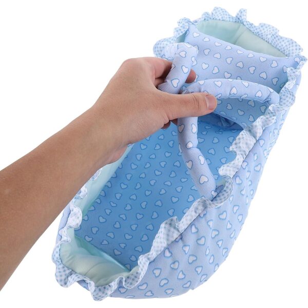 Gatuida Reborn Babytrage: weiche Textilwiege für Puppen unter 35 cm