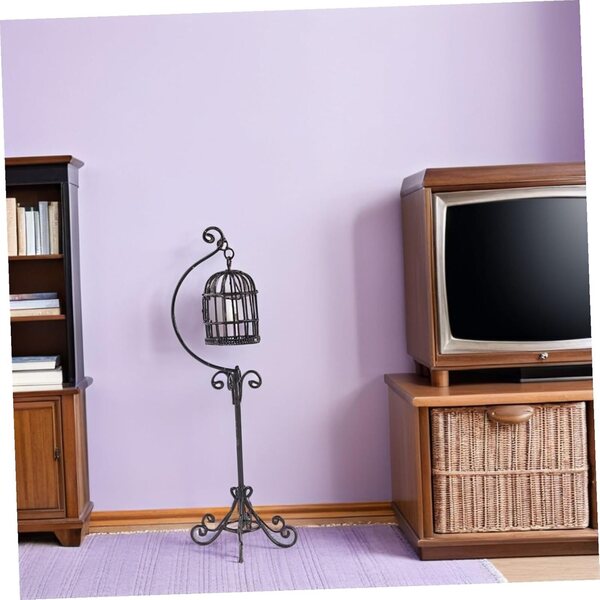 Set 2 Gabbie Miniature Apribili in Ferro per Casa delle Bambole stile Vittoriano