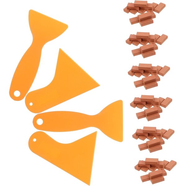 Kit 204 pezzi mini blocchi e mattoni per modellismo giardino e casette | FUNNETOYU