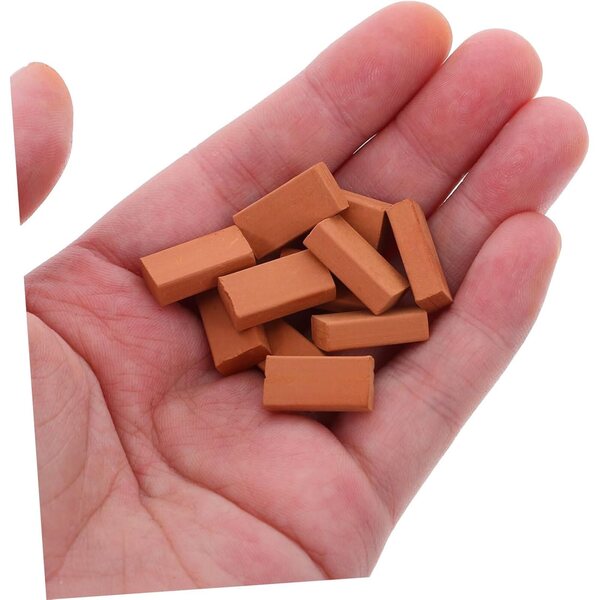 Kit 204 pezzi mini blocchi e mattoni per modellismo giardino e casette | FUNNETOYU