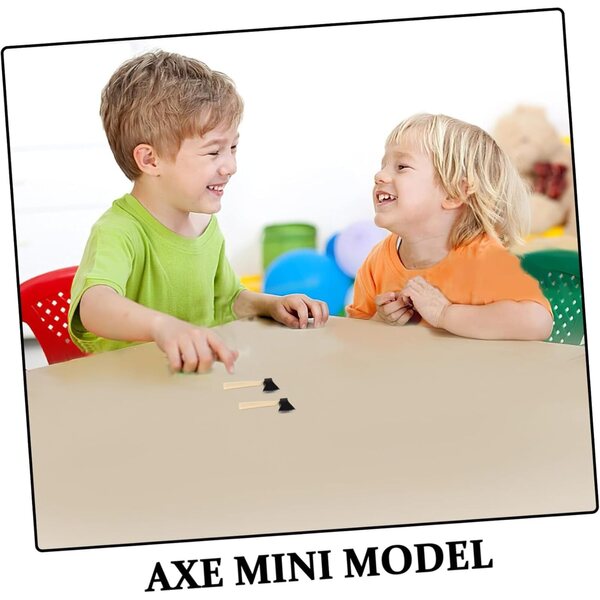 Set 6 Mini Strumenti da Giardino in Legno per Casa delle Bambole - Accessori Miniatura