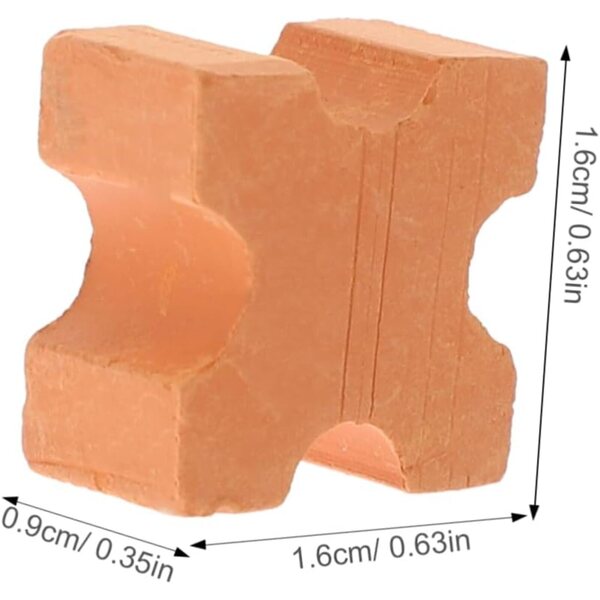 Set 50 Mini Bricche Finte per Decorazioni e Architettura Miniatura DIY