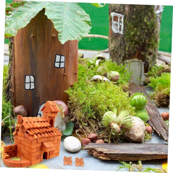Set 50 Mini Bricche Finte per Decorazioni e Architettura Miniatura DIY