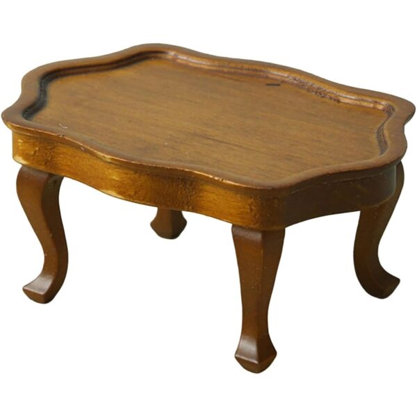 Mini tavolino in legno realistico per casa delle bambole - gioco e decorazione