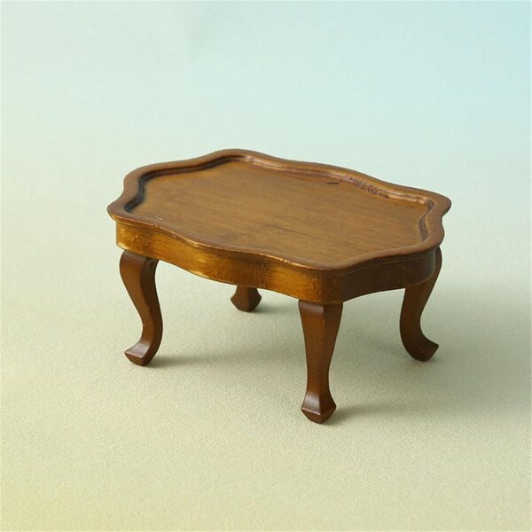 Mini tavolino in legno realistico per casa delle bambole - gioco e decorazione