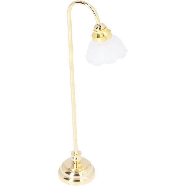 AMONIDA Lampada da Terra Vintage per Casa delle Bambole in Scala 1/12 con Luce Calda