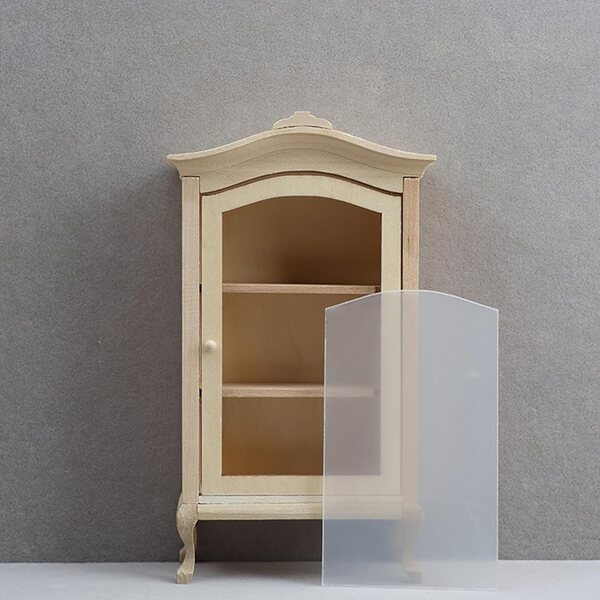 1:12 Realistisches Bühnenbild aus Holz für Vintage-Puppenhaus, dekoratives Modell