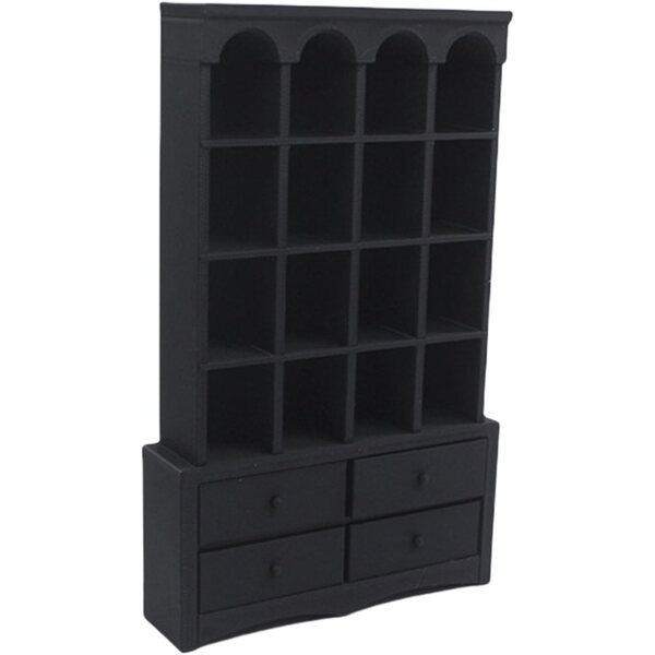 Sichere Miniaturbibliothek 1/12 für Kinder – dekorative Möbel für Puppenhäuser