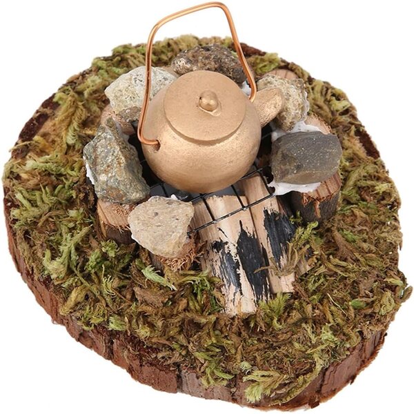 Puppenhausmodell aus Holz: Realistischer Miniaturtopf 1:12