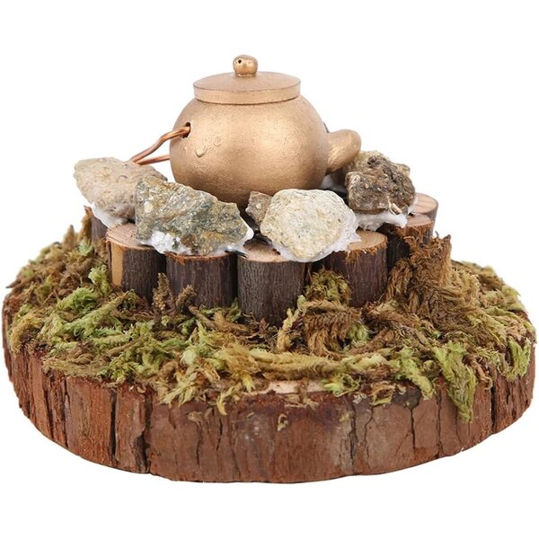 Puppenhausmodell aus Holz: Realistischer Miniaturtopf 1:12