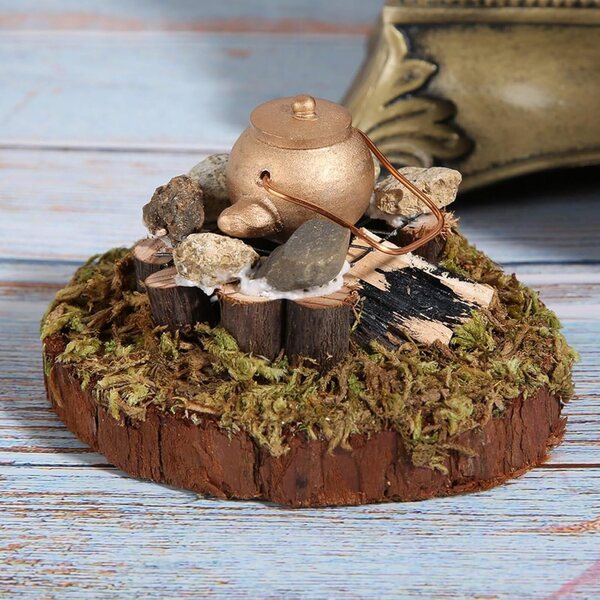 Puppenhausmodell aus Holz: Realistischer Miniaturtopf 1:12