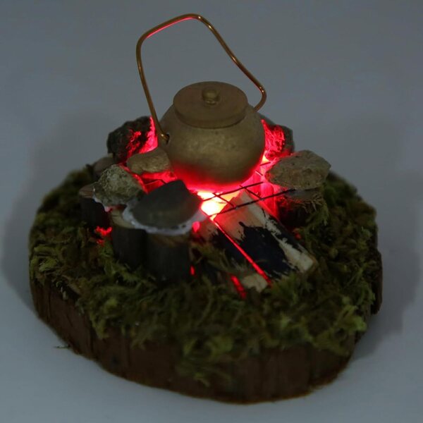 Puppenhausmodell aus Holz: Realistischer Miniaturtopf 1:12