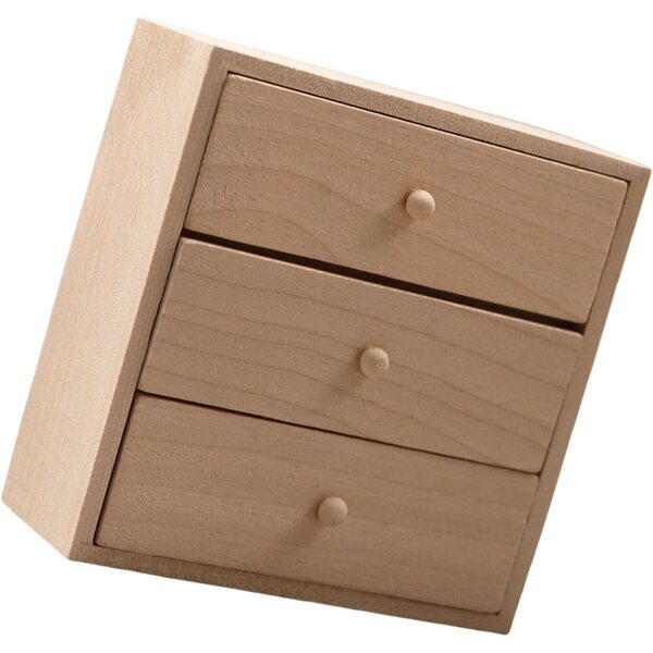 1:12 Realistischer Holzständer für Puppenhäuser – dekorative Miniatur