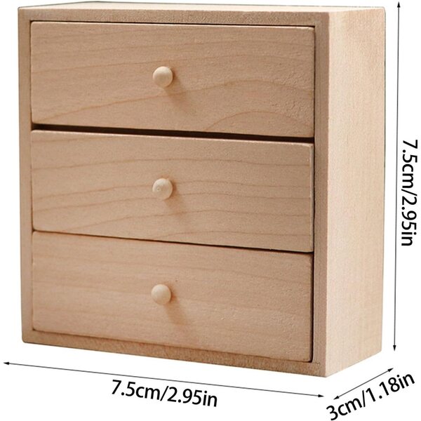 1:12 Realistischer Holzständer für Puppenhäuser – dekorative Miniatur