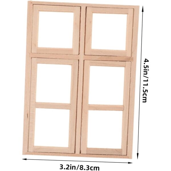 Toddmomy Volets e Scaffali Decorativi per Miniature, Accessori Maison DIY