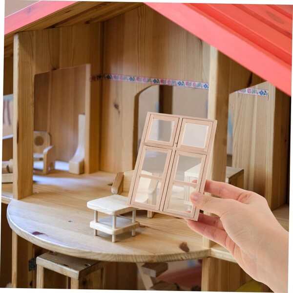 Toddmomy Volets e Scaffali Decorativi per Miniature, Accessori Maison DIY