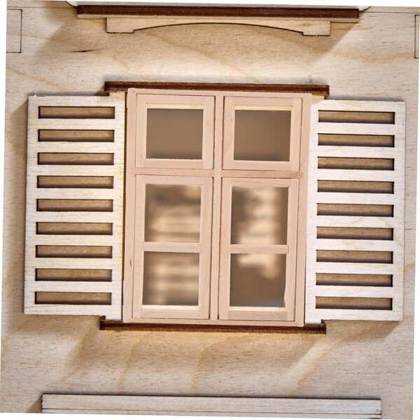 Toddmomy Volets e Scaffali Decorativi per Miniature, Accessori Maison DIY