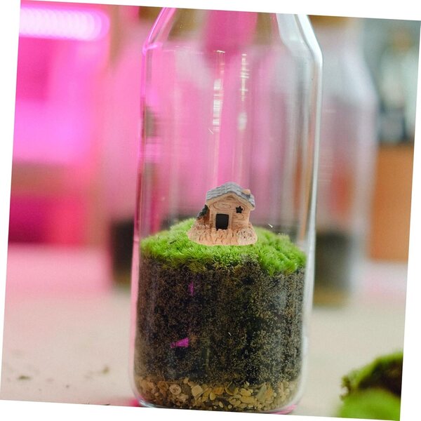 Miniature in resina per micro paesaggi e decorazioni compatte per giardini e terrari