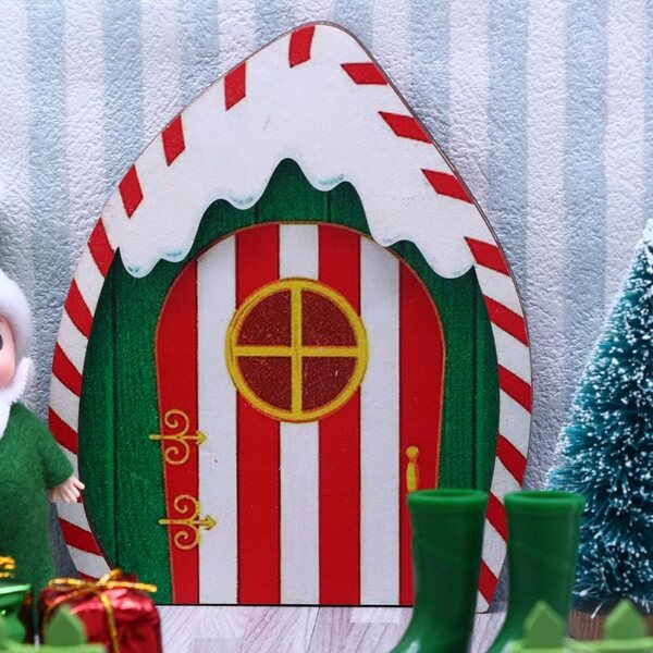 Handgefertigter Filz-Weihnachts-Miniaturbausatz, handgefertigte 3D-Weihnachtsdekorationen