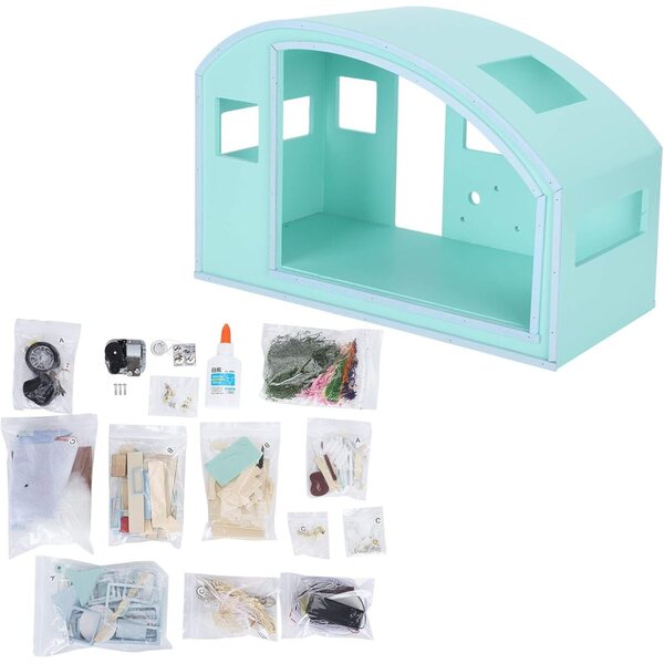 Kit Casa di Bambole in Legno con Movimento Musicale - DIY Creativo e Facile da Assemblare