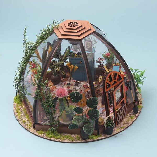 DIY 3D-Blumenmodell aus Holz – Kreativset für Dekorationen und Geschenke