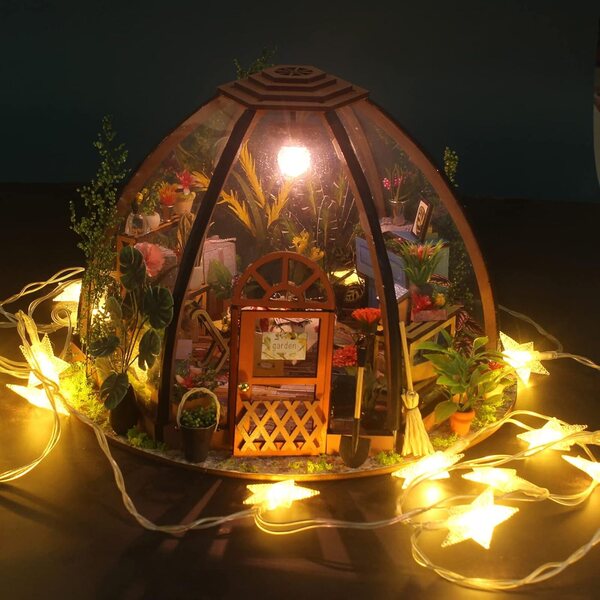 DIY 3D-Blumenmodell aus Holz – Kreativset für Dekorationen und Geschenke