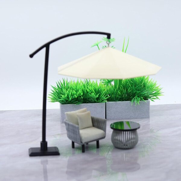 Parasol Miniatura Architettonico con Rivestimento Anti-sbiadimento per Modellismo