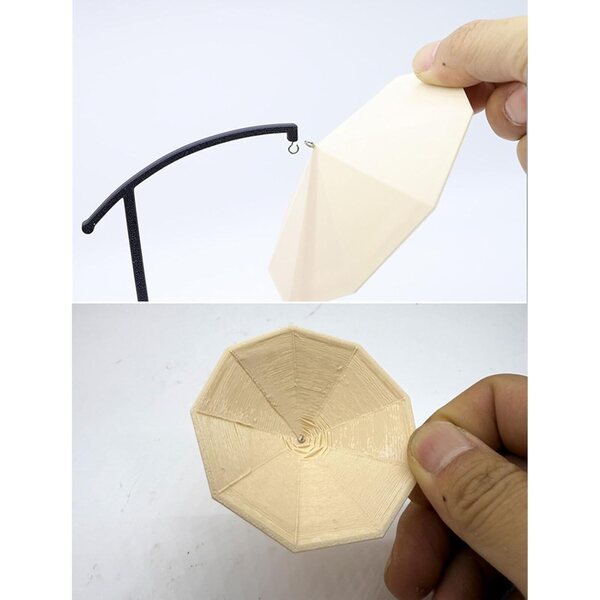 Parasol Miniatura Architettonico con Rivestimento Anti-sbiadimento per Modellismo