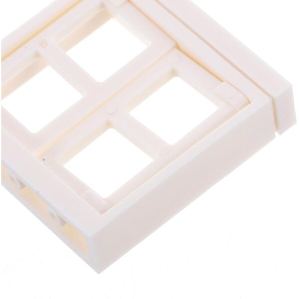 Set 4 Finestre Miniature in Plastica Realistiche per Casa di Bambole - Accessori Decorativi