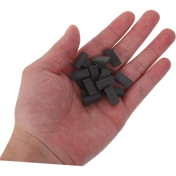 Set 204 pezzi di mattoni e piastrelle miniaturizzate per modelli e case da collezione