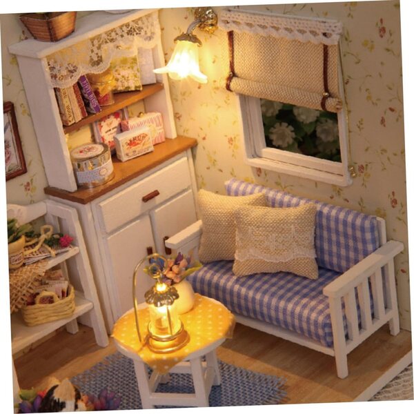 Maison Miniatur-DIY-Set aus Naturholz für Kinder – kreatives und lehrreiches Spiel