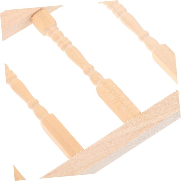 Clôture miniature beige 7 cm per casa delle bambole scala 1:12 elegante e realistica