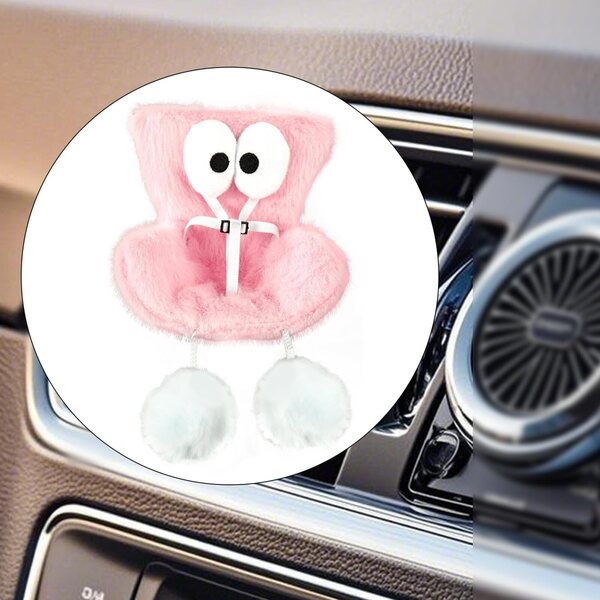 Lyreh Rosa Puppenautositz mit Plüschkissen und Lüftungsclip