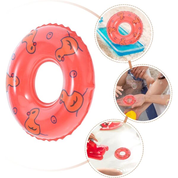 Mikinona 10 dekorative Mini-Schwimmbojen aus PVC für Mini-Wohnaccessoires