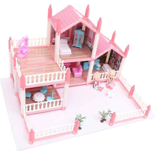 DIY-Miniatur-Puppenhaus-Bausatz: Kreatives Zusammenbauen und Spielen für Kinder