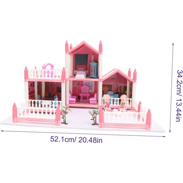Kit per casa delle bambole in miniatura fai da te: assemblaggio e gioco creativo per bambini