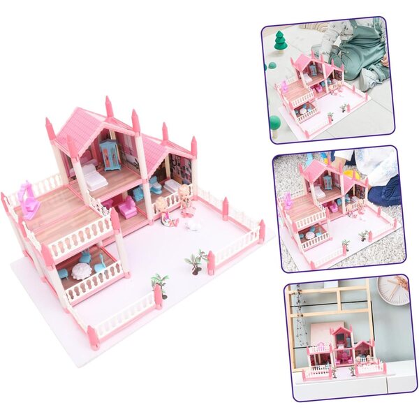 Kit per casa delle bambole in miniatura fai da te: assemblaggio e gioco creativo per bambini