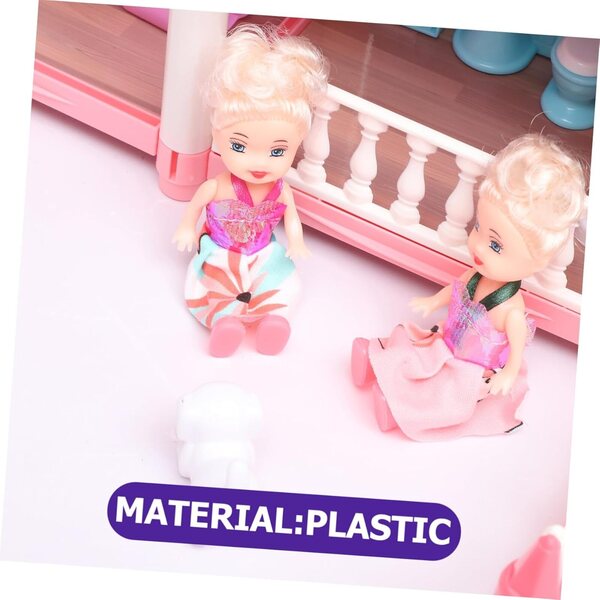 Kit per casa delle bambole in miniatura fai da te: assemblaggio e gioco creativo per bambini