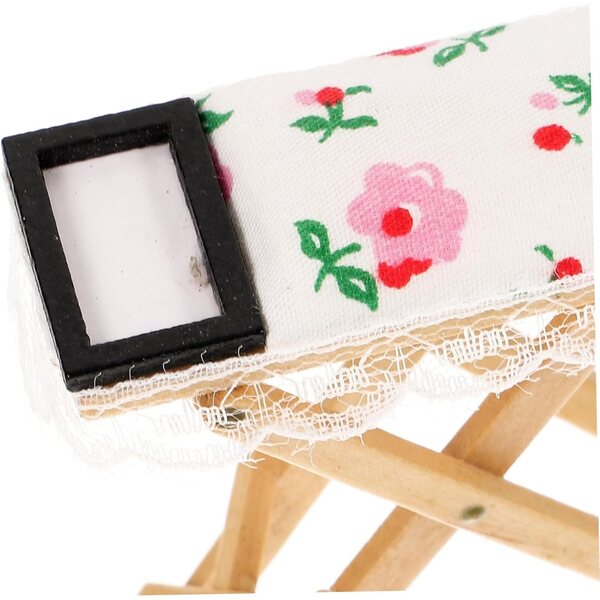 Vaguelly Mini Tavolo da Stiro Miniatura per Casa delle Bambole e Decorazioni DIY