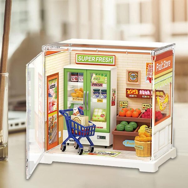 Kit Maison XIAOXIAOYU - Ensemble Miniature con Mobili per Artigianato e Creatività