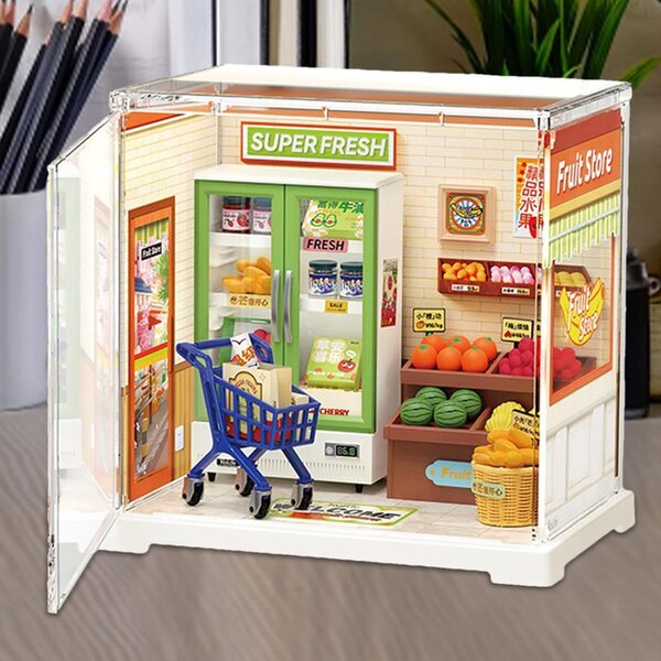 Kit Maison XIAOXIAOYU - Ensemble Miniature con Mobili per Artigianato e Creatività