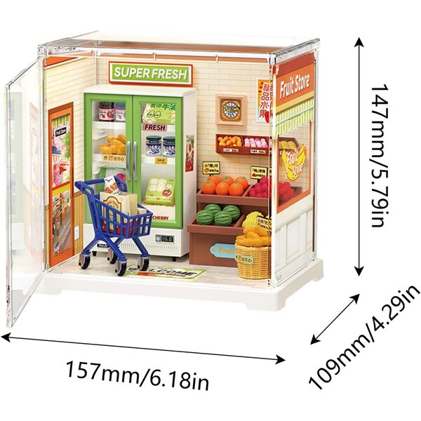 Kit Maison XIAOXIAOYU - Ensemble Miniature con Mobili per Artigianato e Creatività