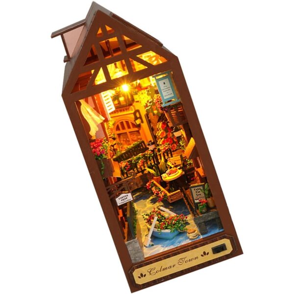 Vaguelly Casa in Legno da Assemblare Modello 3D Vintage per Decorazione e Bricolage
