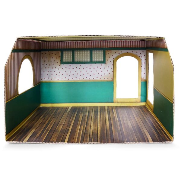 Kit casa in cartone Sam e Julia - Accessori e decorazioni per il mondo in miniatura