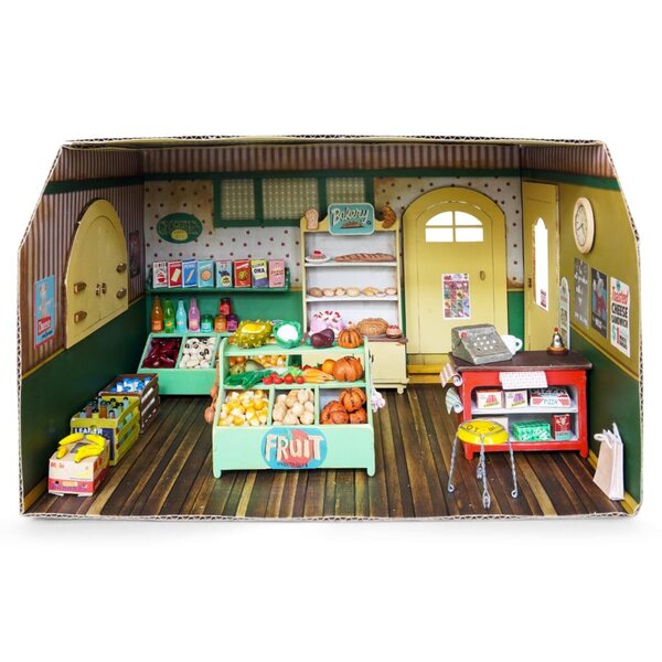 Kit casa in cartone Sam e Julia - Accessori e decorazioni per il mondo in miniatura