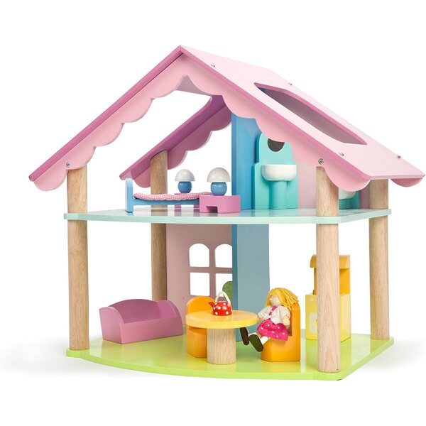 Casa delle bambole Le Toy Van Mia CASA con 15 mobili e bambole incluse