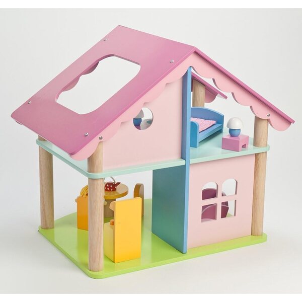 Casa delle bambole Le Toy Van Mia CASA con 15 mobili e bambole incluse