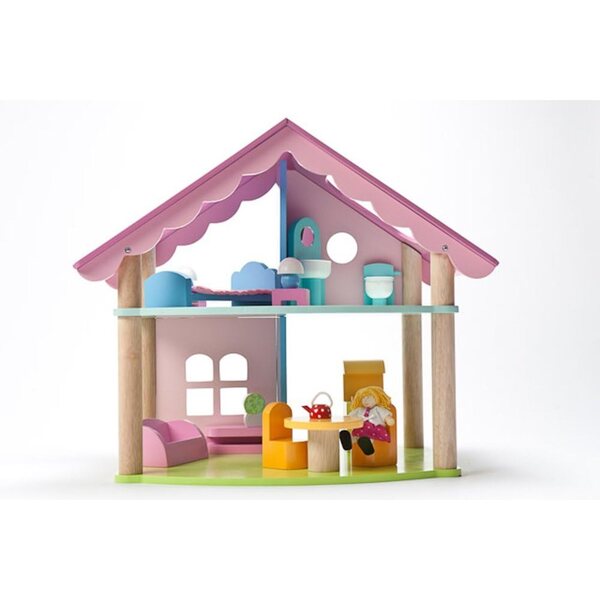 Casa delle bambole Le Toy Van Mia CASA con 15 mobili e bambole incluse